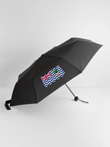 Britisches Territorium im Indischen Ozean - Regenschirm (klein) - Schwarz - Vorne