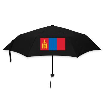 Mongolia - Umbrella (small) - black - Front