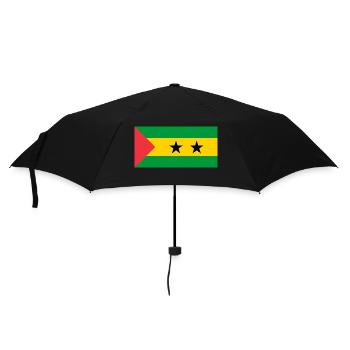 São Tomé-et-Príncipe - Parapluie standard - noir - Devant
