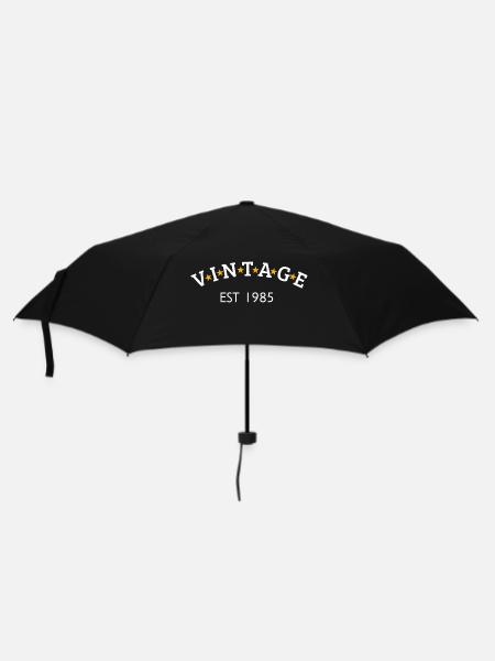 Vintage is 1985 - Umbrella (small) - black
