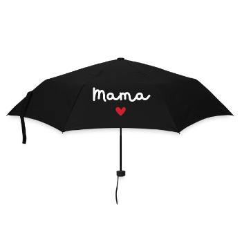 Mama of Love - Mama Geschenk - Regenschirm (klein) - Schwarz - Vorne