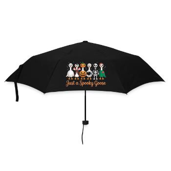 Just A Spooky Goose Halloween Vibes - Umbrella (small) - black - Front
