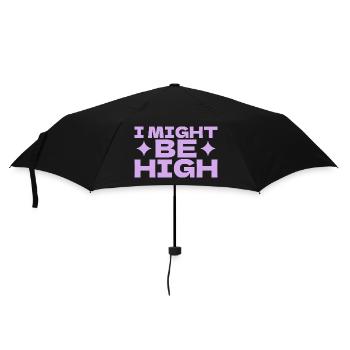 I Could Be High - Pop Art Motif - Umbrella (small) - black - Front