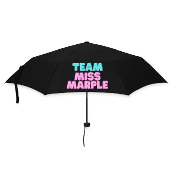 Team Miss Marple colored - Umbrella (small) - black - Front