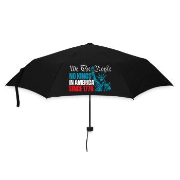 We The People No Kings America Patriotic - Umbrella (small) - black - Front