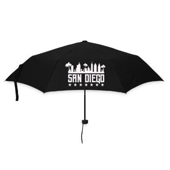 San Diego Skyline Palm Vista - Umbrella (small) - black - Front