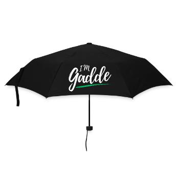 Im Gadde – Logo Hell - Parapluie standard - noir - Devant