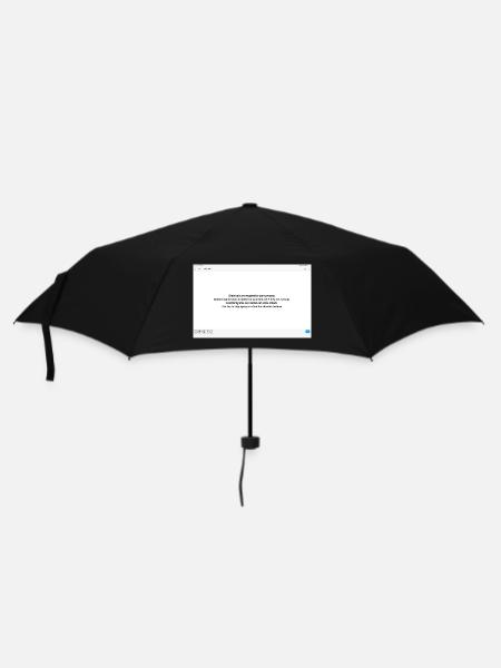 Balance gegen Alterung Zitatdesign - Regenschirm (klein) - Schwarz