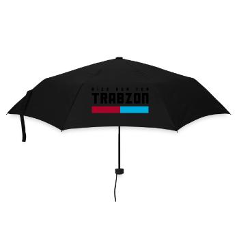 Bize her yer Trabzon - Regenschirm (klein) - Schwarz - Vorne