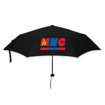 Mongolia flag flag MNG - Umbrella (small) - black - Front