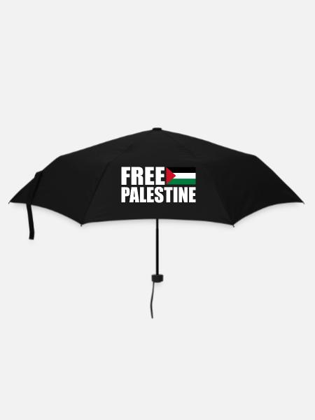 Free palestine - Parapluie standard - noir