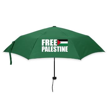 Free palestine - Umbrella (small) - bottlegreen - Front