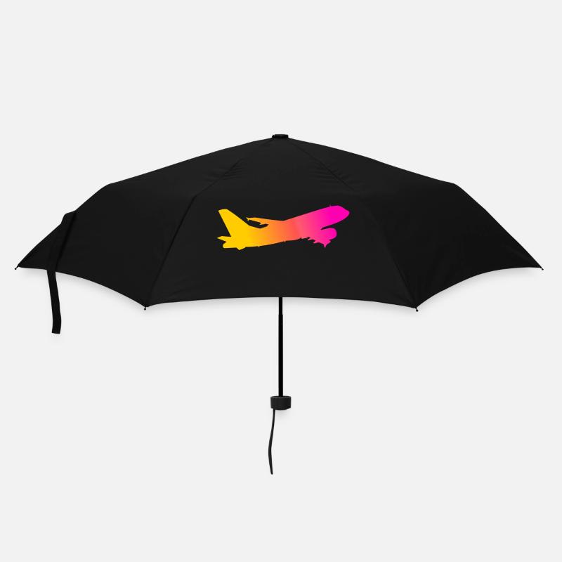 Airplane - Umbrella (small) - black