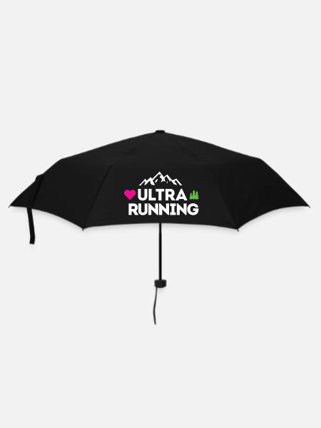 Ultra Running – Meine Liebe - Regenschirm (klein) - Schwarz