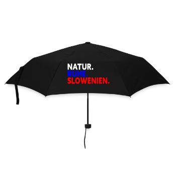 Nature Tranquillité Slovénie Cadeau Slovénie Vacances - Parapluie standard - noir - Devant
