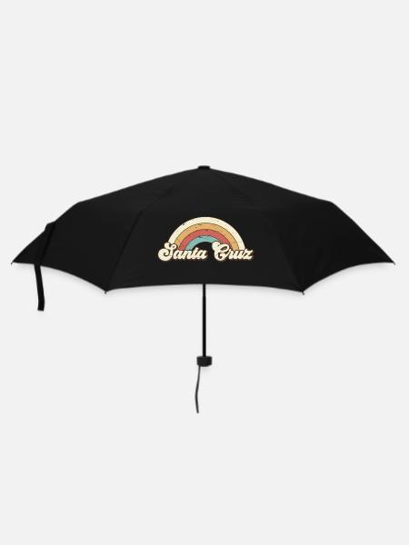 Santa Cruz Californie vintage rétro - Parapluie standard - noir