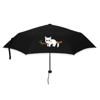 Chat Kawaii Blanc Chat Chat Cadeau Chats Blancs - Parapluie standard - noir - Devant