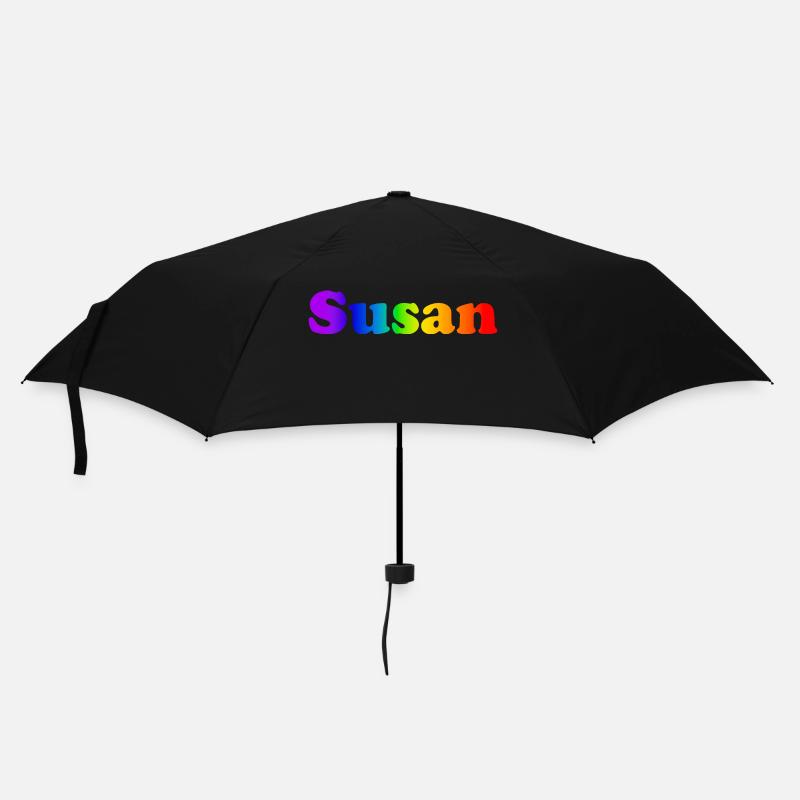 Susan - Regenschirm (klein) - Schwarz
