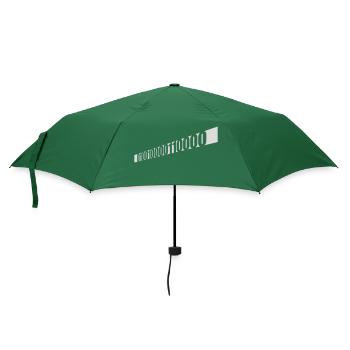 Binary Code Program Language - Umbrella (small) - bottlegreen - Front