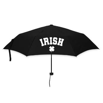 Cadeau de la Saint-Patrick Trèfle Hommes, Femmes, Enfants - Parapluie standard - noir - Devant