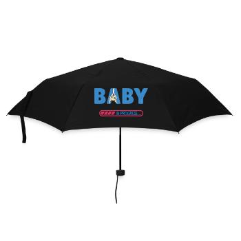 Baby in progress - Umbrella (small) - black - Front