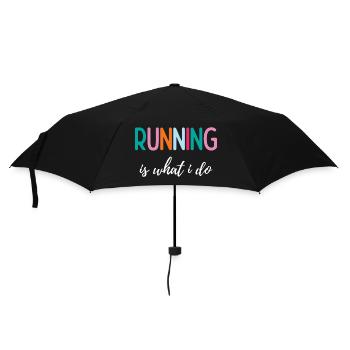 Running is What I Do - Umbrella (small) - black - Front