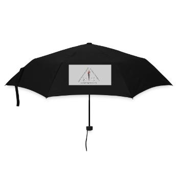 Eckpfeiler des Lebens - Regenschirm (klein) - Schwarz - Vorne