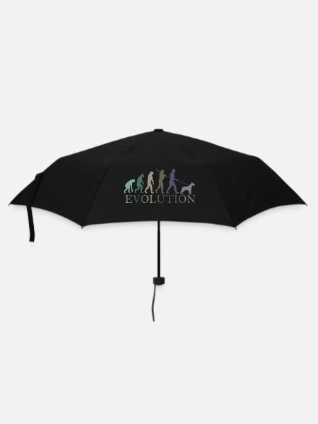 THE EVOLUTION OF THE BULL TERRIER - Umbrella (small) - black