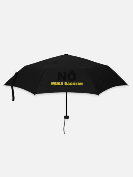 Nope has to dig - Umbrella (small) - black