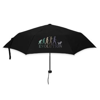 EVOLUTION PUDEL - Regenschirm (klein) - Schwarz - Vorne