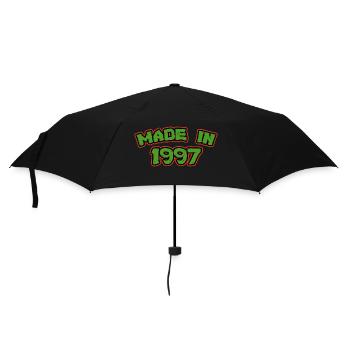 Made in 1997 Retro 90s Design - Umbrella (small) - black - Front