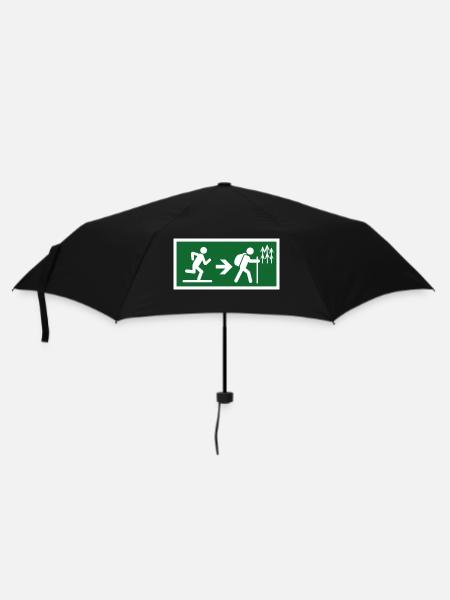 exit to hike - Umbrella (small) - black