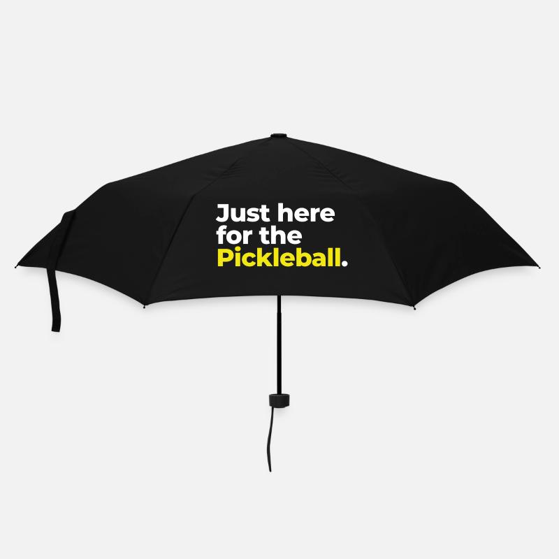 Pickelball Tee, Modern Minimalist - Umbrella (small) - black