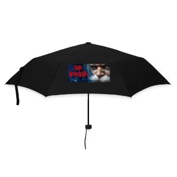 Weihnachtsmann 1 - Regenschirm (klein) - Schwarz - Vorne