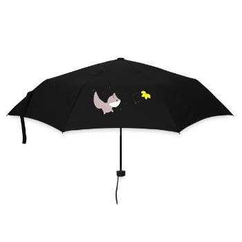 Purzelino et le papillon - Parapluie standard - noir - Devant