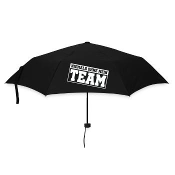 niemals_ohne_mein_team_- - Umbrella (small) - black - Front