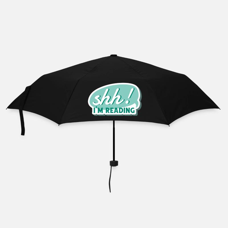Shh! I'm Reading - Quiet, I Read - Book, Books - Umbrella (small) - black