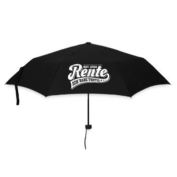 Rente 2026 | Retraite | Maison d’hôtes | J’ai fini - Parapluie standard - noir - Devant