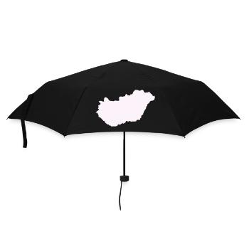 Hungary Country - Umbrella (small) - black - Front