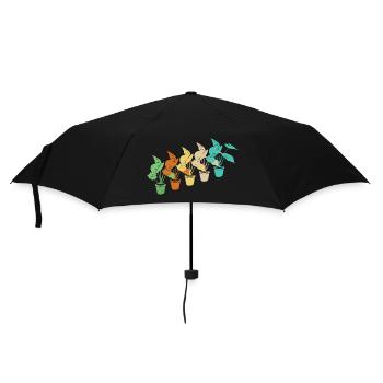 Pflanzenliebhaber Lustiger Garten-humor - Regenschirm (klein) - Schwarz - Vorne