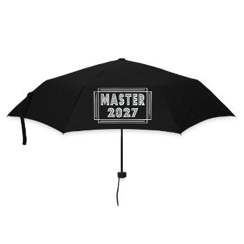 Masterstudiengang Abschluss Master 2027 - Regenschirm (klein) - Schwarz - Vorne