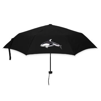 White flank dolphin - Lagénorhynque - Lag - Umbrella (small) - black - Front