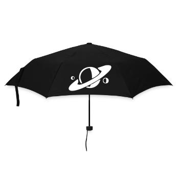 Saturne et ses lunes - Parapluie standard - noir - Devant