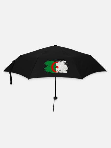 Algérie Drapeau vintage / Cadeau Alger - Parapluie standard - noir