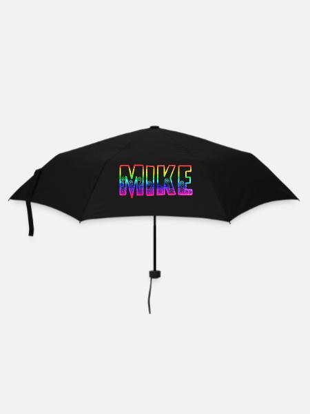 mike rs rainbow - Umbrella (small) - black