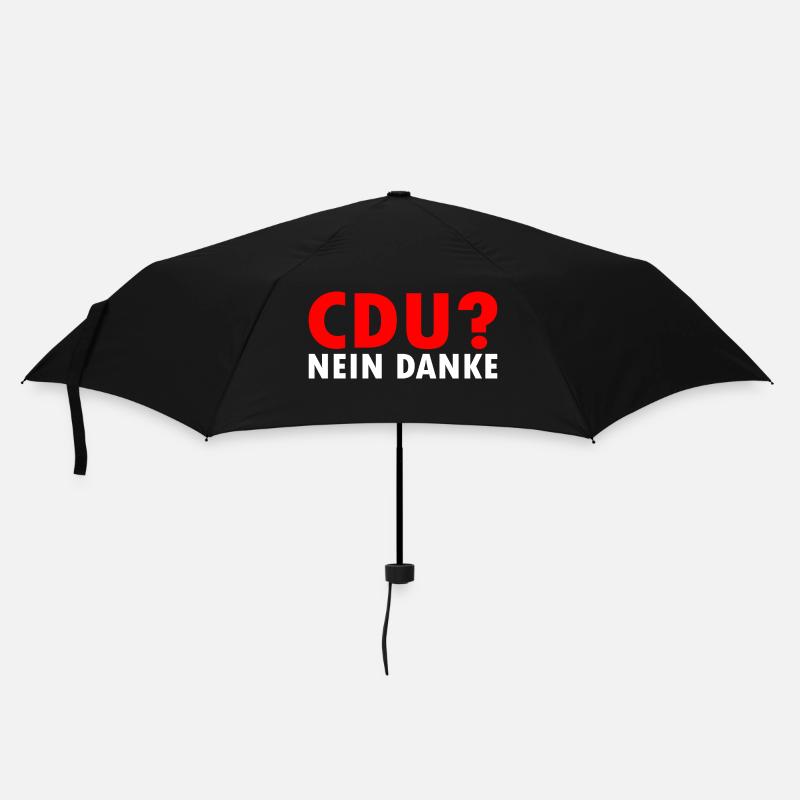 Cdu - Regenschirm (klein) - Schwarz