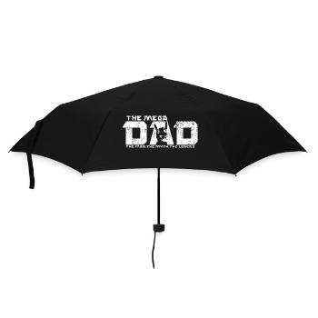 Heavy Metal Papa Mega Papa Dit Drôle - Parapluie standard - noir - Devant