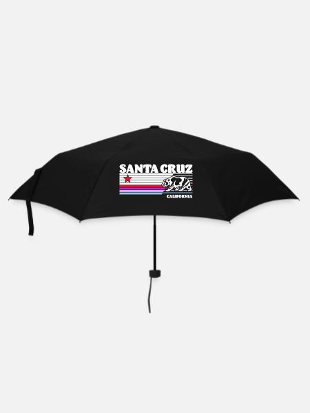 Santa Cruz Californie vintage rétro - Parapluie standard - noir