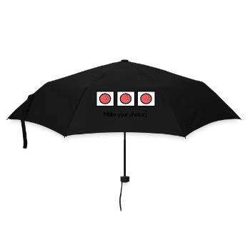 Faites votre choix - Parapluie standard - noir - Devant