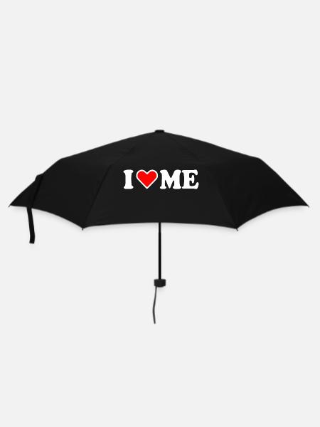 I love me - Parapluie standard - noir